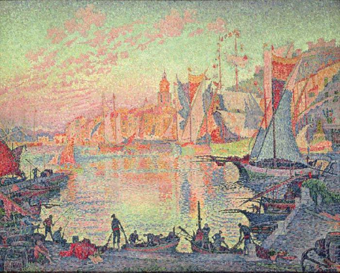 Paul Signac The Port of Saint Tropez oil painting image
